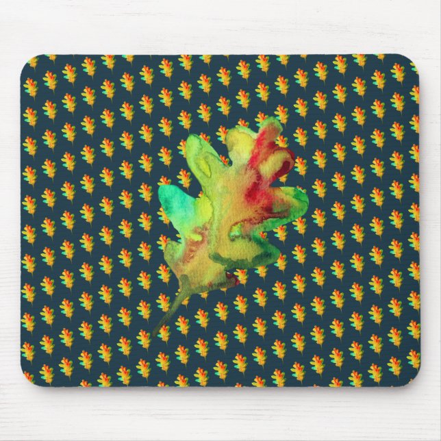 Colourful Autumn Mouse Mat (Front)