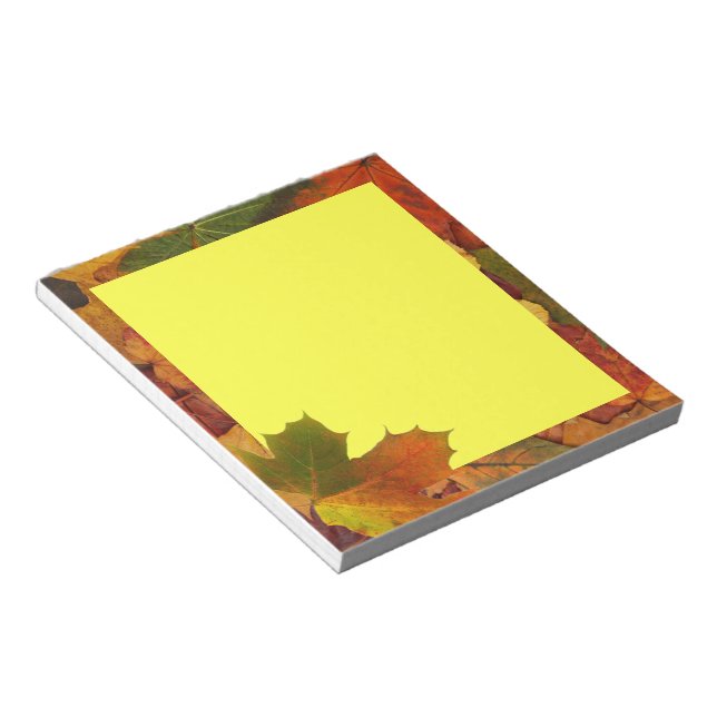 Colourful Autumn Notepad (Angled)