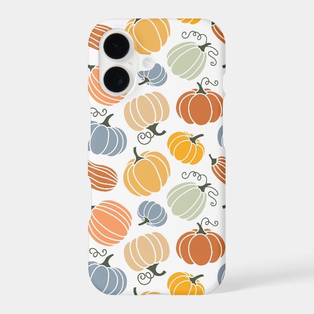 Colourful Autumn Pumpkins Pattern Samsung Galaxy S21 Case (Back)