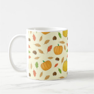 Colourful Autumnal Season - Nature Pattern Coffee Mug