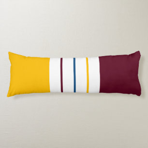 Colourful Autumnal Stripes Body Cushion