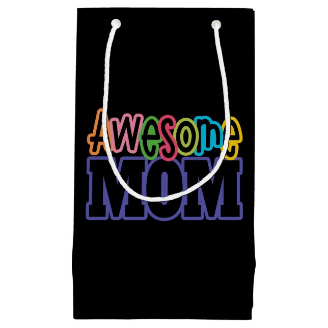 Colourful Awesome Mum Mother's Day | Gift Bag (Front)