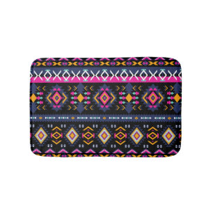 Colourful Aztec Bath Mat