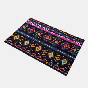 Colourful Aztec Doormat