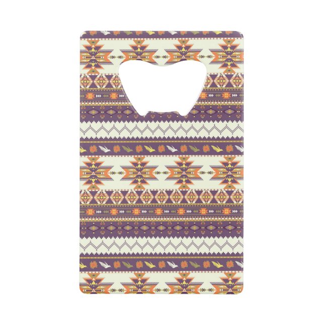 Colourful aztec pattern (Front)