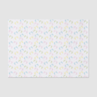 Colourful Baby Foot Prints Tissue Paper