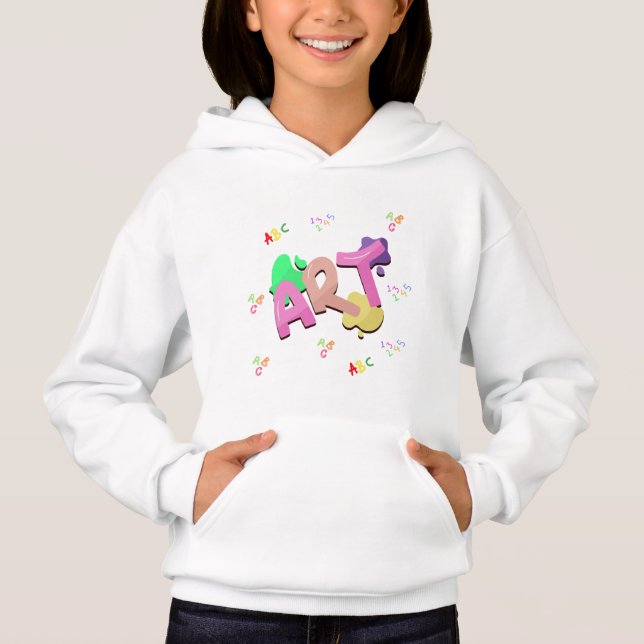 Colourful Back to School Art Design.  (Front)