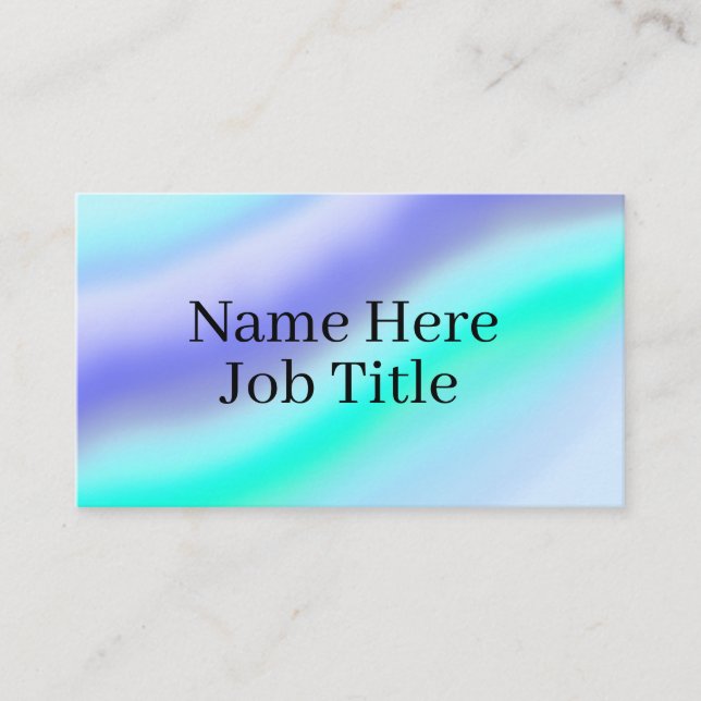Colourful Background  Business Card (Front)