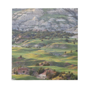 Colourful badlands from Buck Hill overlook in Notepad