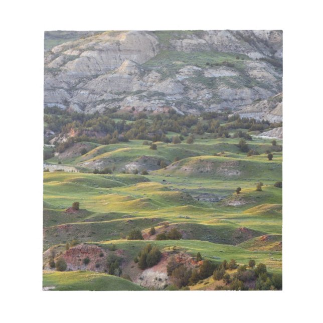 Colourful badlands from Buck Hill overlook in Notepad (Front)