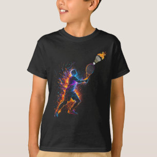 Colourful Badminton Shuttle Art Sports 1 T-Shirt