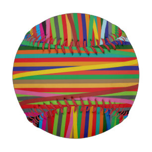 Colourful Ball of Yarn Baseball
