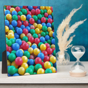 Colourful Ball Pit Balls Kids Play Plaque