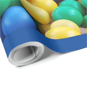 Colourful Ball Pit Balls Kids Play Wrapping Paper