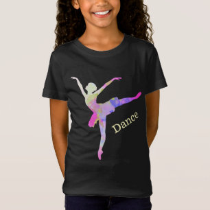 Colourful Ballerina Dance Tee Shirt