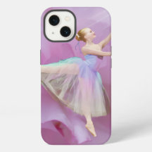 Colourful Ballerina in Arabesque Position