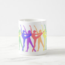 Colourful Ballet Dance Mug