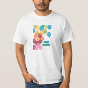 Colourful Balloon Birthday T-Shirt