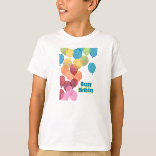 Colourful Balloon Birthday T-Shirt