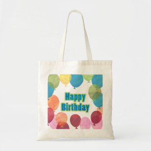 Colourful Balloon Birthday Tote Bag
