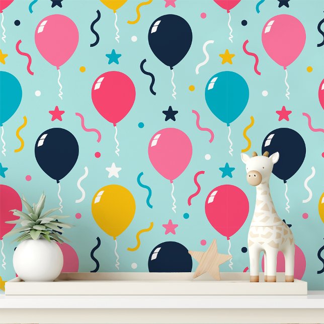 Colourful Balloon Party Celebration Wallpaper (Creator Uploaded)