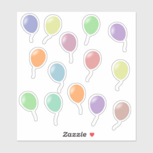 Colourful Balloon Shapes