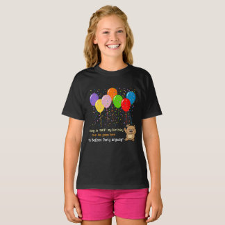 Colourful Balloons & A Happy Bear T-Shirt