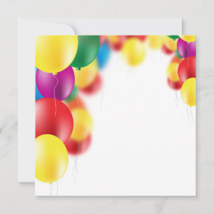 Colourful balloons background