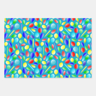 Colourful Balloons Fun Celebrations Wrapping Paper Sheet
