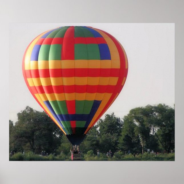 Colourful Balloons in Flight Colorado Festival   Poster (Front)