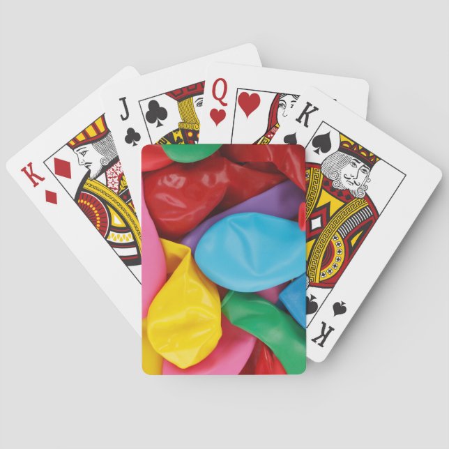 Colourful Balloons Playing Cards (Back)