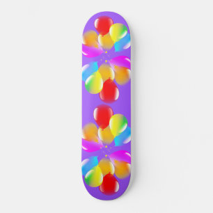 Colourful Balloons Skateboard