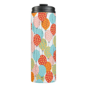 Colourful Balloons Variety Seamless Pattern Thermal Tumbler