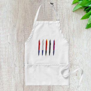 Colourful Ballpoint Pen Set Standard Apron