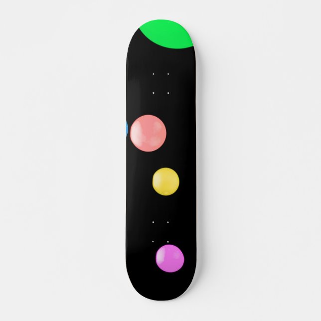 Colourful Balls Skateboard (Front)