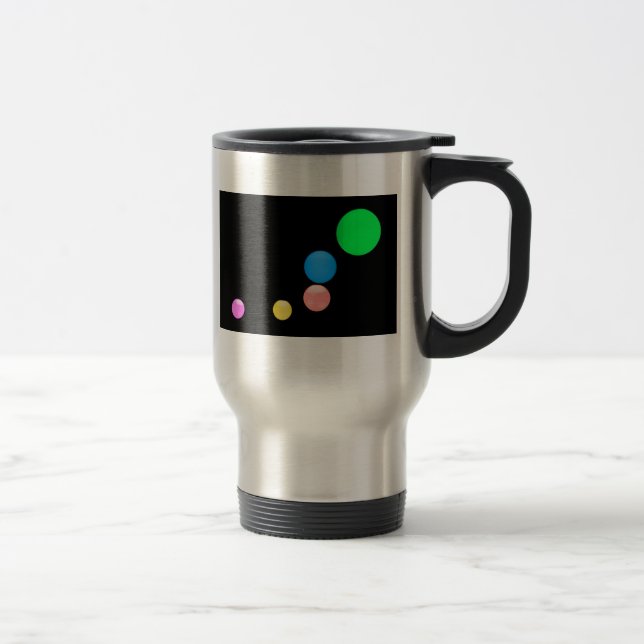 Colourful Balls Travel Mug (Right)