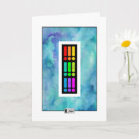 Colourful Band-Aids Watercolor Get Well card