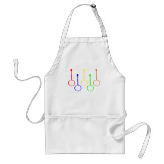 colourful banjos standard apron