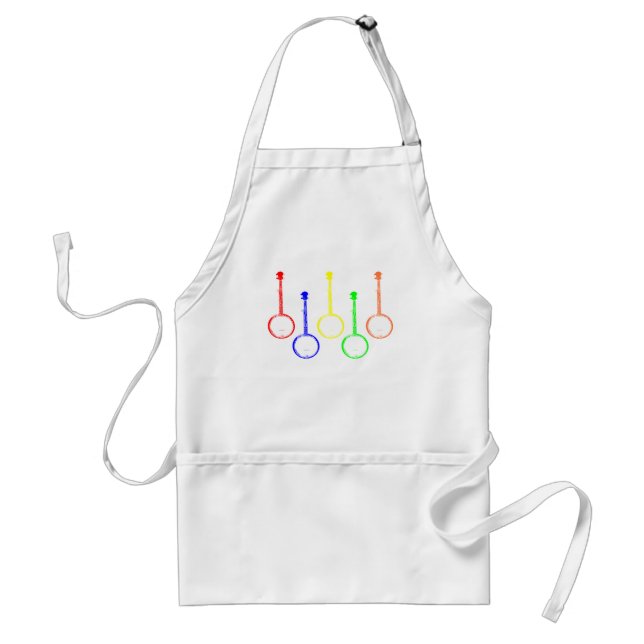 colourful banjos standard apron (Front)
