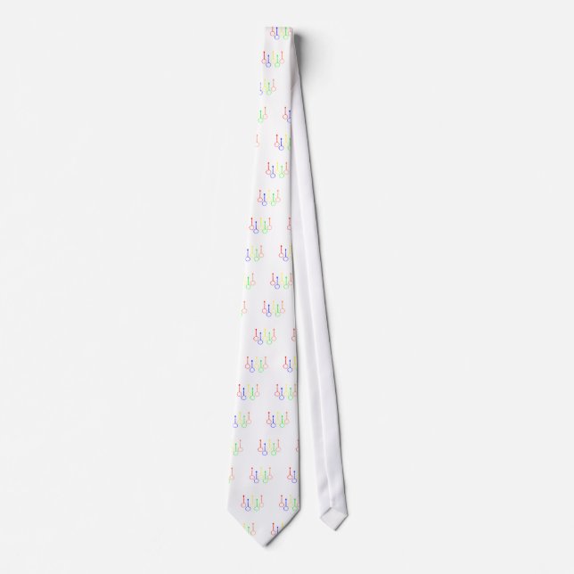 colourful banjos tie (Front)