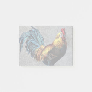 Colourful Bantam Rooster Post-it Notes