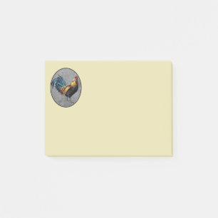 Colourful Bantam Rooster Post-it Notes