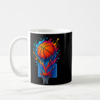 Colourful Basball Splash Art For Fans Coffee Mug