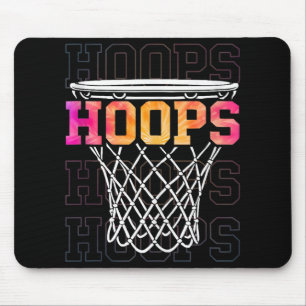 Colourful Basketball Hoop Men & Women Hoops Gi Mouse Mat