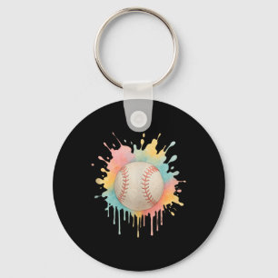 Colourful Basketball Street Style With Graffiti Dr Key Ring