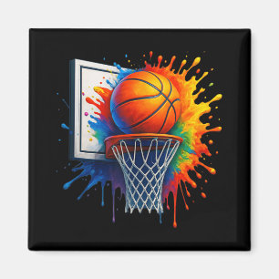 Colourful Basketball Street Style With Graffiti Dr Magnet