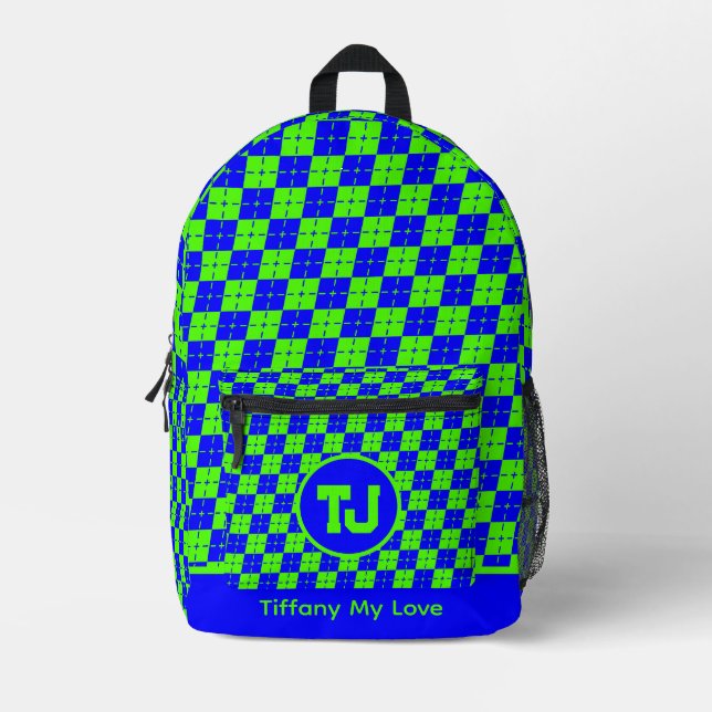 Colourful Basketball Team Backpack For Girls (Front)