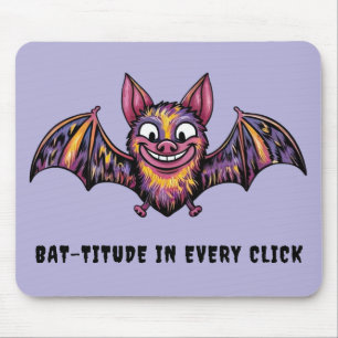 Colourful Bat Mouse Mat