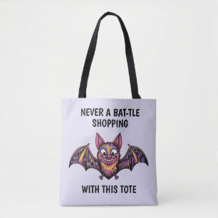 Colourful Bat Tote Bag