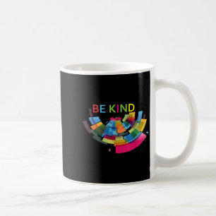 Colourful Be Kind Abstract Kindness Uplifting Cute Coffee Mug